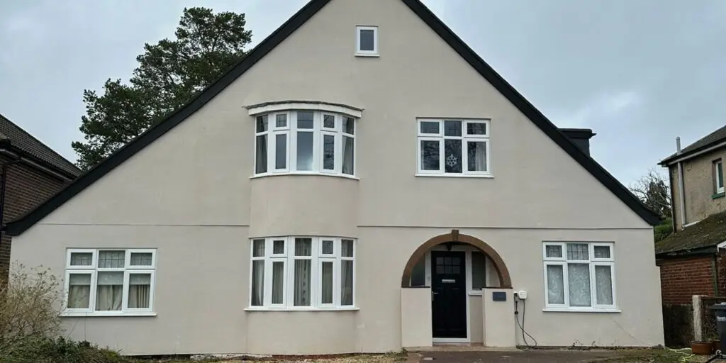 A render cleaning job we did in Birmingham