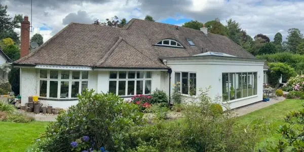 A roof cleaning job in Birmingham