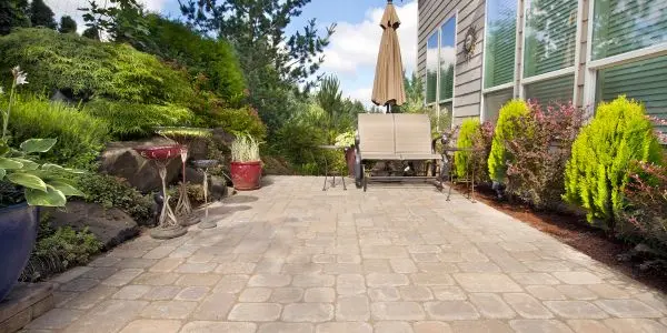 A patio cleaning job we did in Birmingham